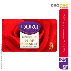 صابون آرایشی DURU مدل PURE ROMANCE حاوی عصاره گل رز و یاقوت