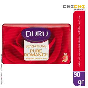 صابون آرایشی DURU مدل PURE ROMANCE حاوی عصاره گل رز و یاقوت